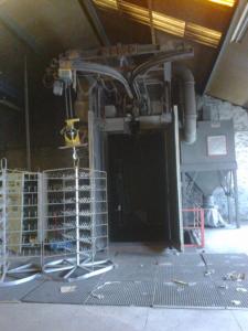 grenailleuse automatique charge suspendue