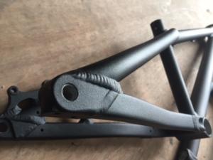 thermolaquage cadre vélo