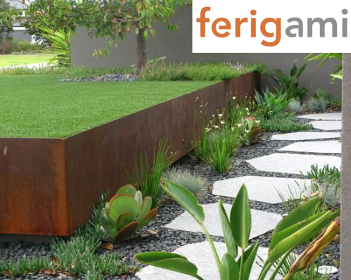 bordures corten